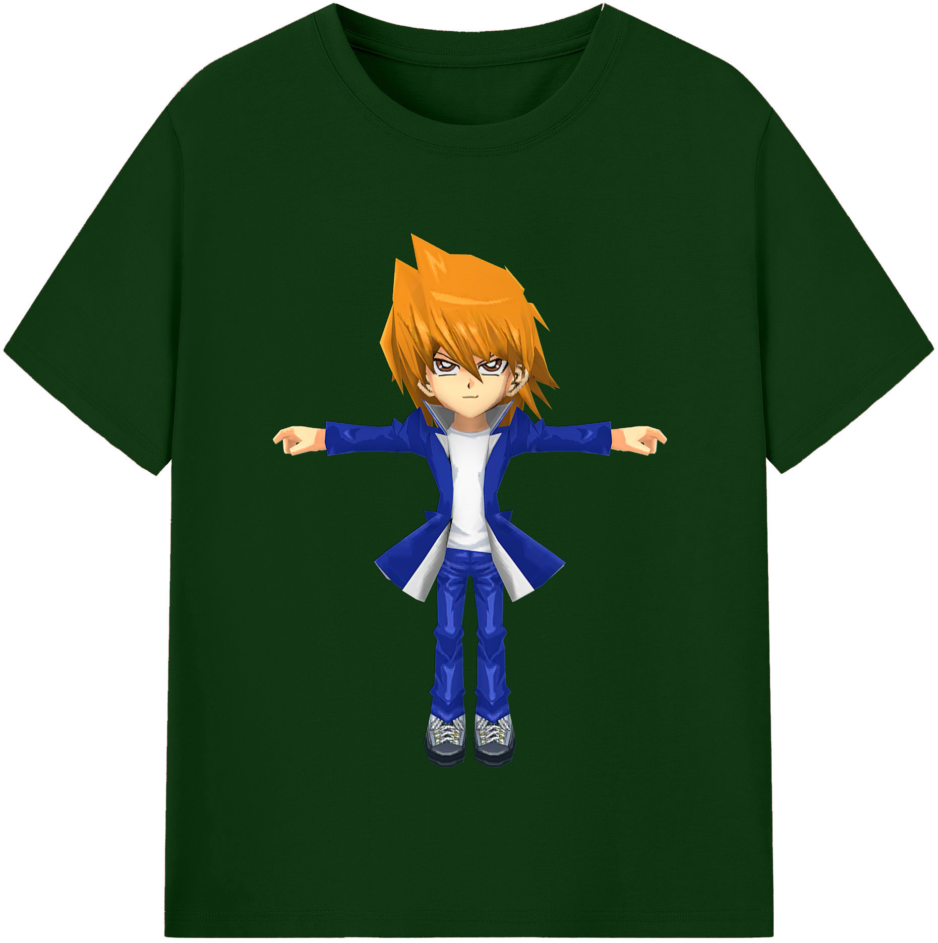 （画像用） 遊☆戯☆王 Yu-Gi-Oh! 綿100％半袖Tシャツ（フロントプリント）